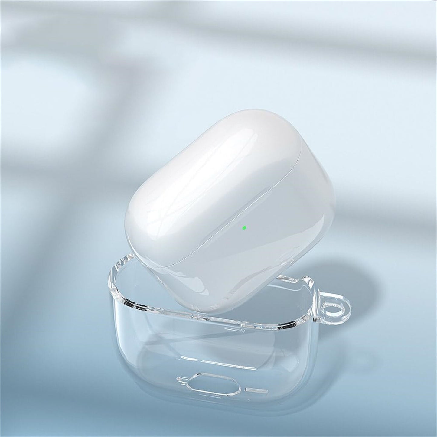 For Apple Airpods 4 2024 Slim Crystal Clear Lightweight Protective Soft Case