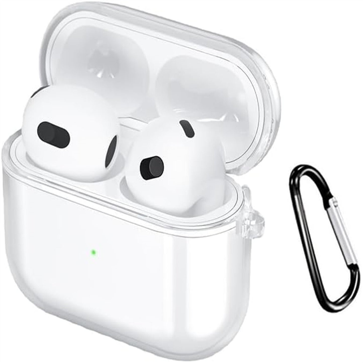 For Apple Airpods 4 2024 Slim Crystal Clear Lightweight Protective Soft Case