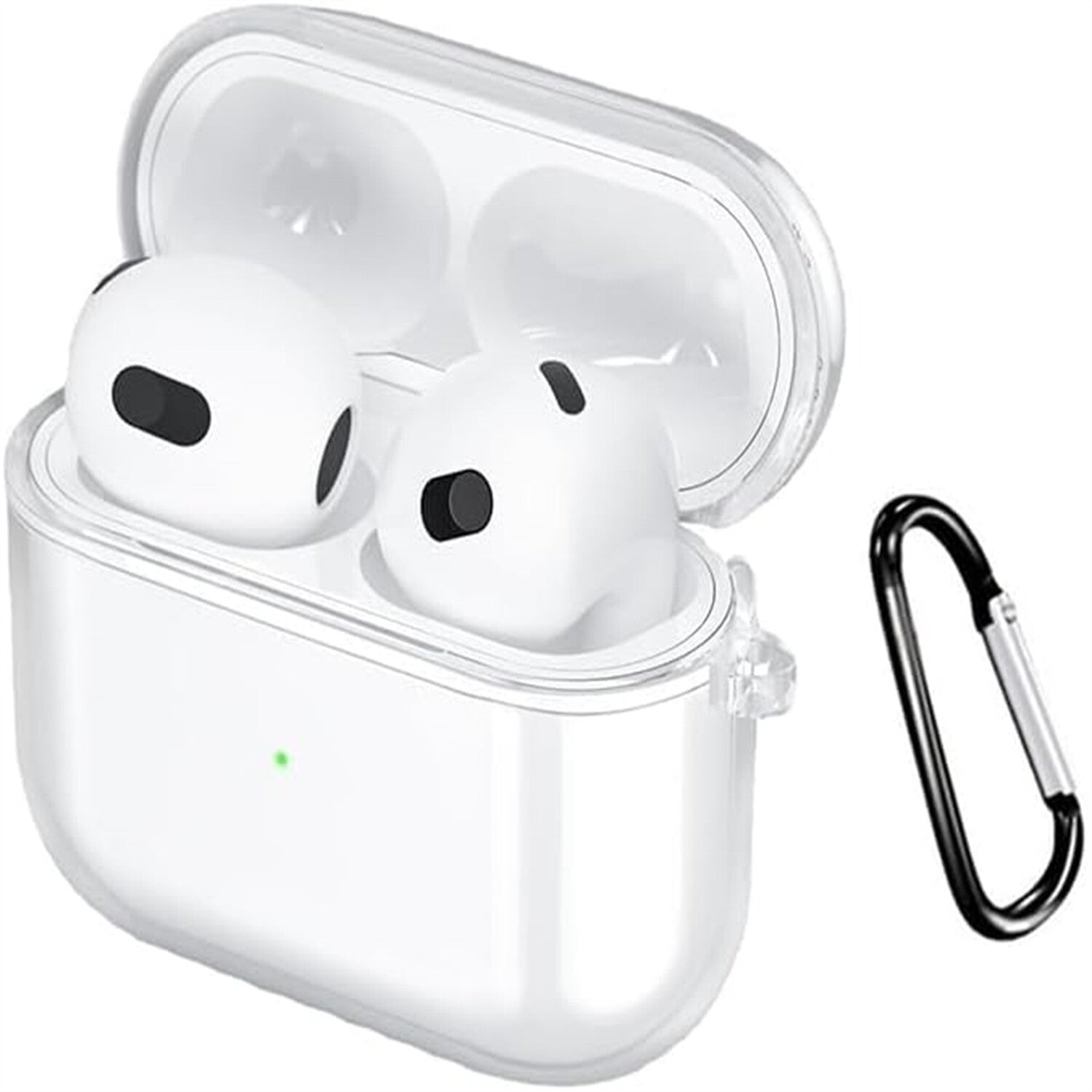 For Apple Airpods 4 2024 Slim Crystal Clear Lightweight Protective Soft Case