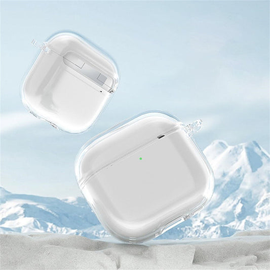 For Apple Airpods 4 2024 Slim Crystal Clear Lightweight Protective Soft Case